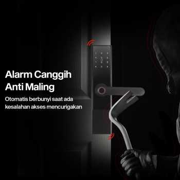 Gambar produk BILIXO Smart Door Lock TTLock App Fingerprint Password Card - N1F
