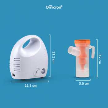 Gambar produk TaffOmicron Alat Terapi Pernapasan Compressor Nebulizer Inhaler - GS-302