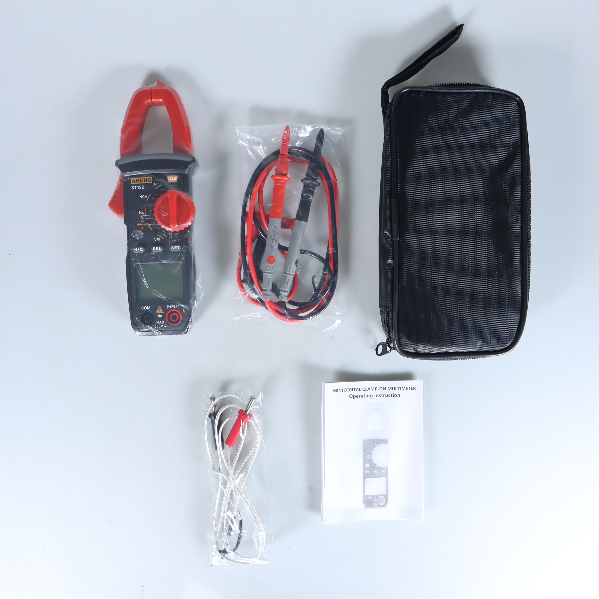 Gambar produk ANENG Digital Multimeter Voltage Tester Clamp Meter Auto Shutdown - ST182