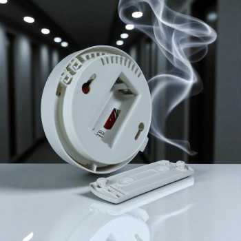 Gambar produk ROGMIR Pendeteksi Kebakaran Smoke Fire Detector Alarm With Test Button - RG1