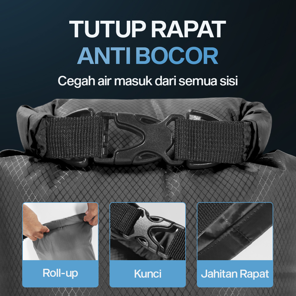 Gambar produk SUBITO Tas Outdoor Waterproof Storage Bag Drybag 35L - JP727