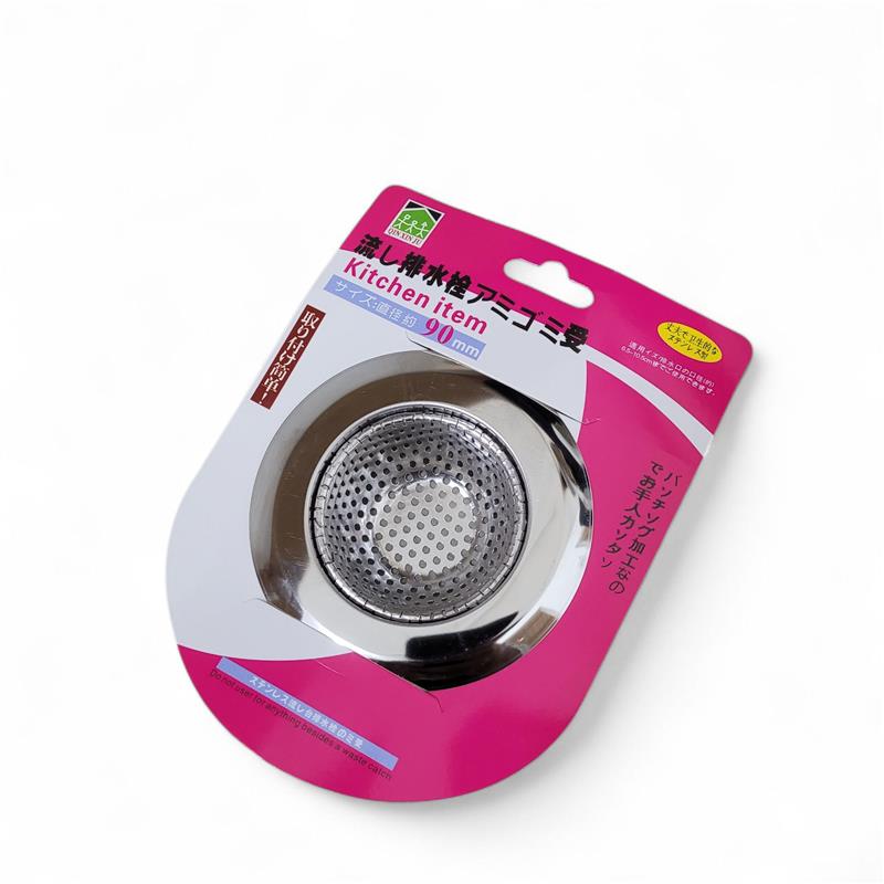 Gambar produk QIN XIN JU Penutup Penyumbat Lubang Wastafel Stainless Steel 9cm - HT503