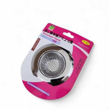 Gambar produk QIN XIN JU Penutup Penyumbat Lubang Wastafel Stainless Steel 9cm - HT503