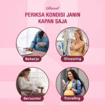 Gambar produk TaffOmicron Alat Deteksi Jantung Janin Fetal Doppler Heartrate Monitor - FH-A01
