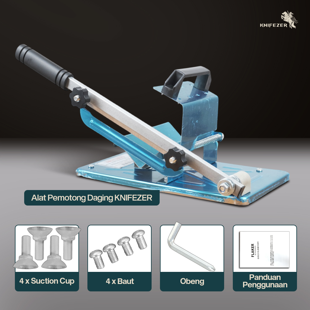 Gambar produk KNIFEZER Alat Slice Daging Meat Lamb Cutter Machine - SKP229