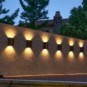 Gambar produk SoFlare Lampu Dinding Solar Outdoor Waterproof Warm White 2 LED - INU150