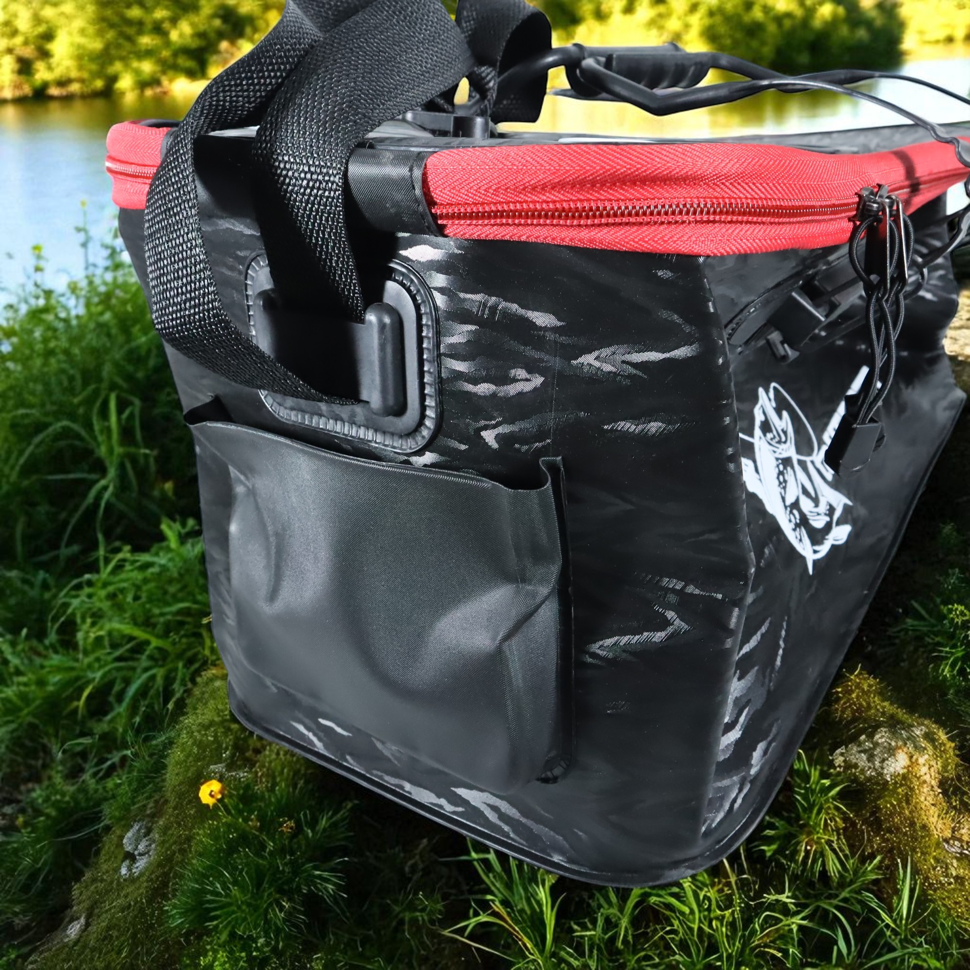 Gambar produk TaffSPORT Tas Perlengkapan Memancing 3D Foldable Fishing Bucket EVA L - INU122