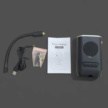 Gambar produk EAFC Pompa Ban Elektrik Mini Tire Inflator with LCD Display 50W - CZK-3668