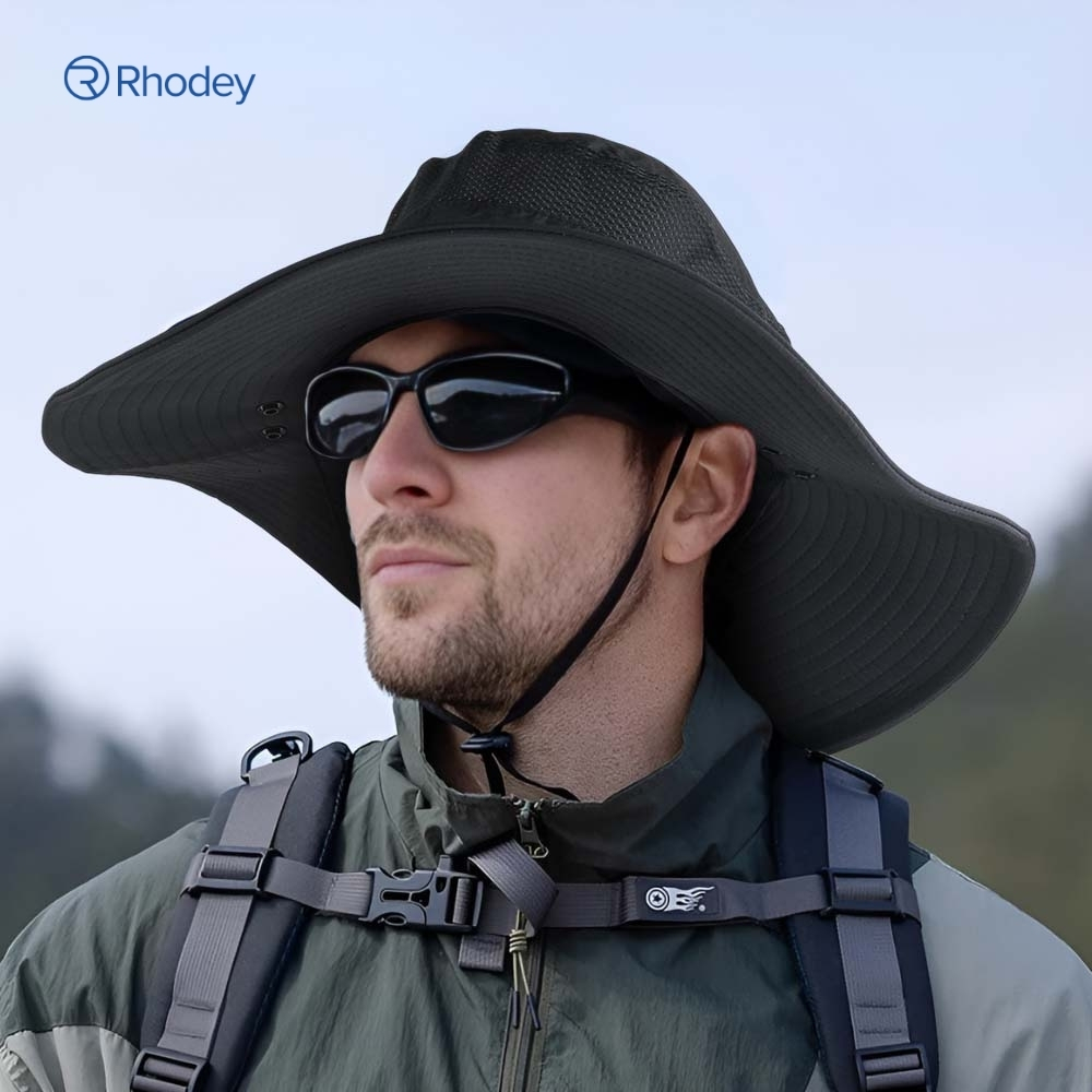 Gambar produk Rhodey Topi Rimba Outdoor Anti UV Waterproof Boonie Hat Nylon - GL012