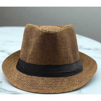 Gambar produk Yingrui Topi Fedora Unisex Laken Hat Jazz Classic Vintage - M-58