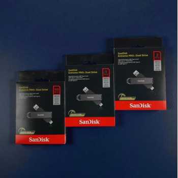 Gambar produk SanDisk Extreme PRO USB Dual Drive Up to 1000MB/s USB Type-C USB3.2 2TB - SDDDE1