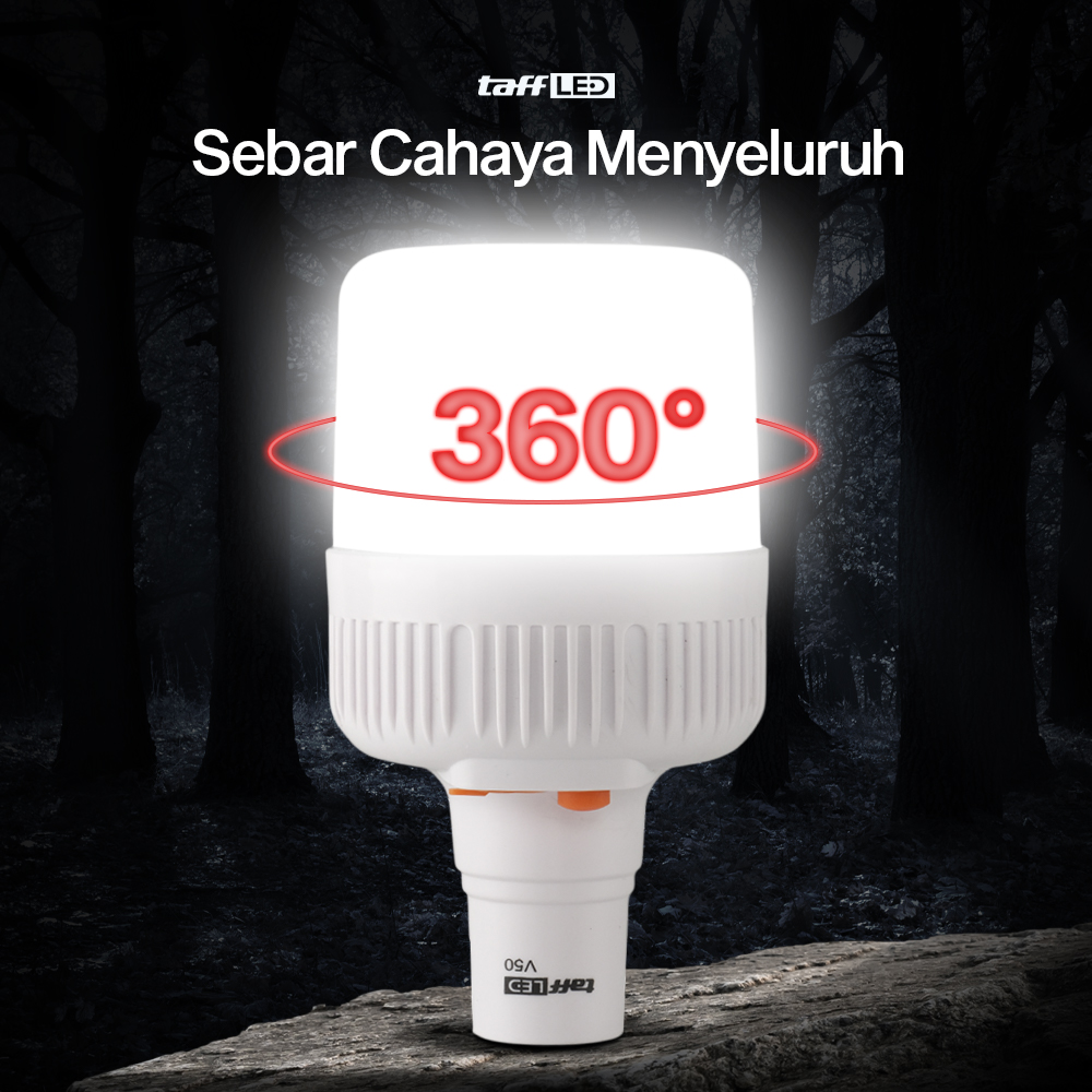 Gambar produk TaffLED Lampu LED Camping Gantung Waterproof Natural White 50W - V-50
