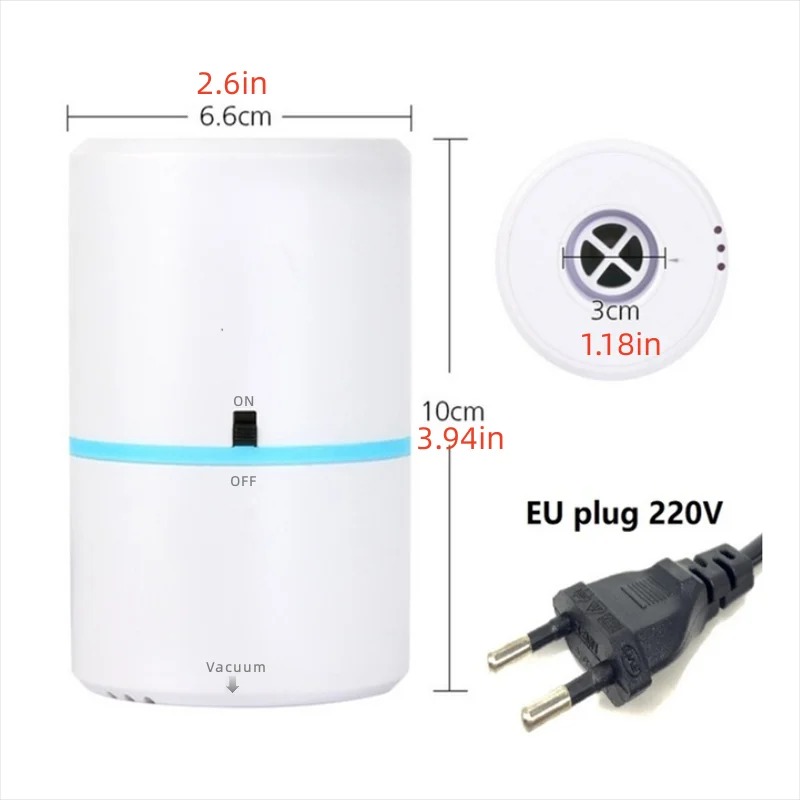 Gambar produk MAXIMA Pompa Vakum Baju Elektrik Vacuum Bag Pump EU Plug 55W - GR-202