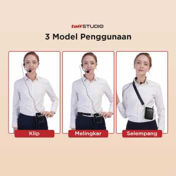 Gambar produk TaffSTUDIO Speaker Pinggang Bluetooth Voice Amplifier Wired 8W - S26