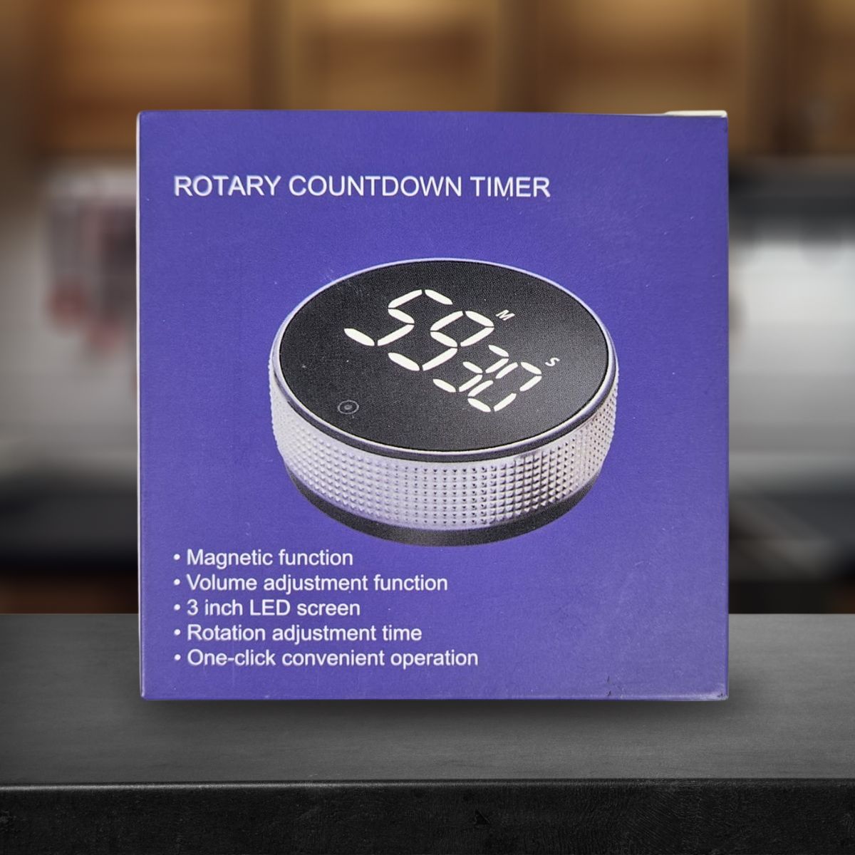 Gambar produk WEMGO Timer Masak Dapur Digital Rotary Kitchen Countdown - H-217