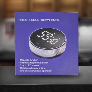 Gambar produk WEMGO Timer Masak Dapur Digital Rotary Kitchen Countdown - H-217