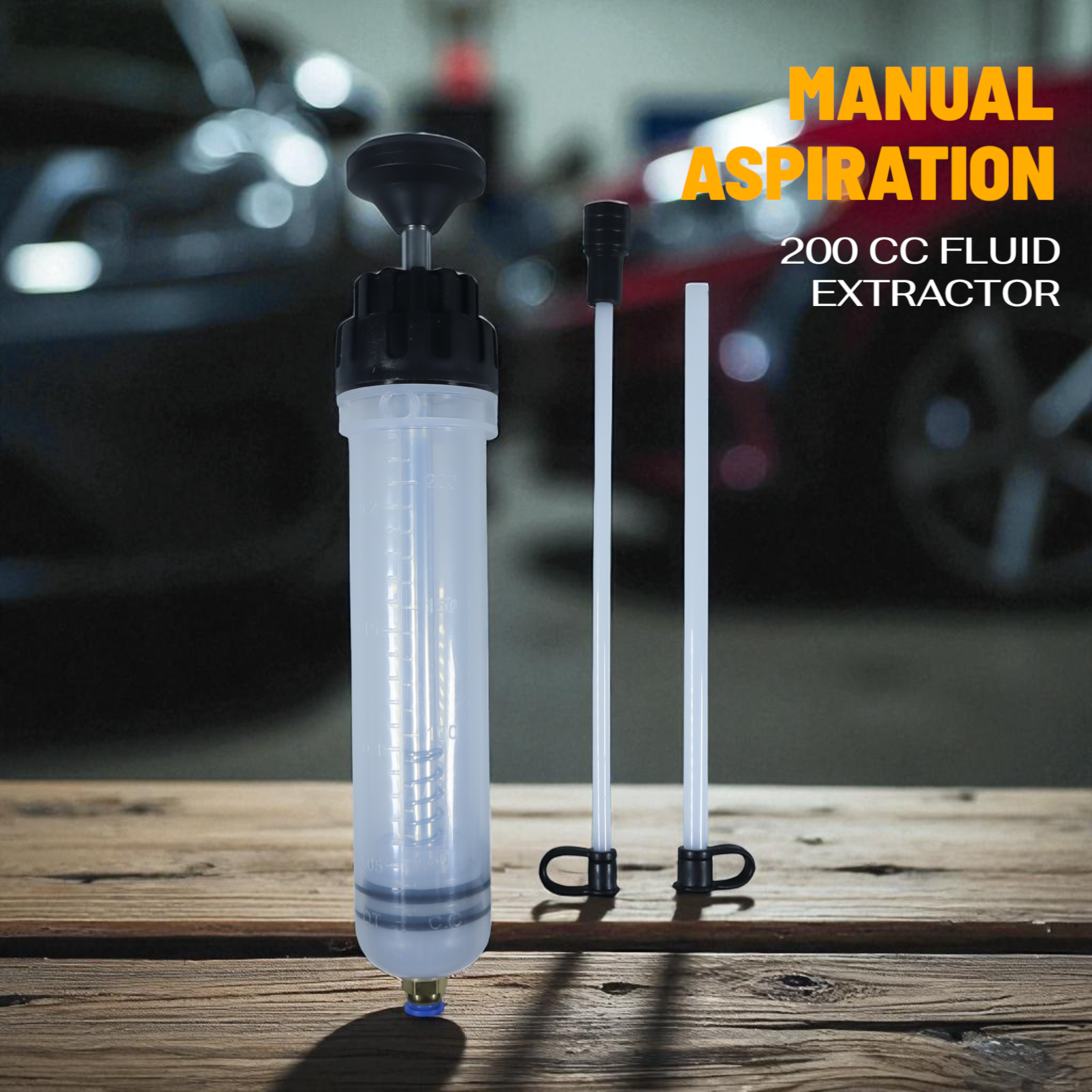 Gambar produk NarzrIe Pompa Tangan Transfer Oli Bensin Mobil Extractor 200ml - NC25
