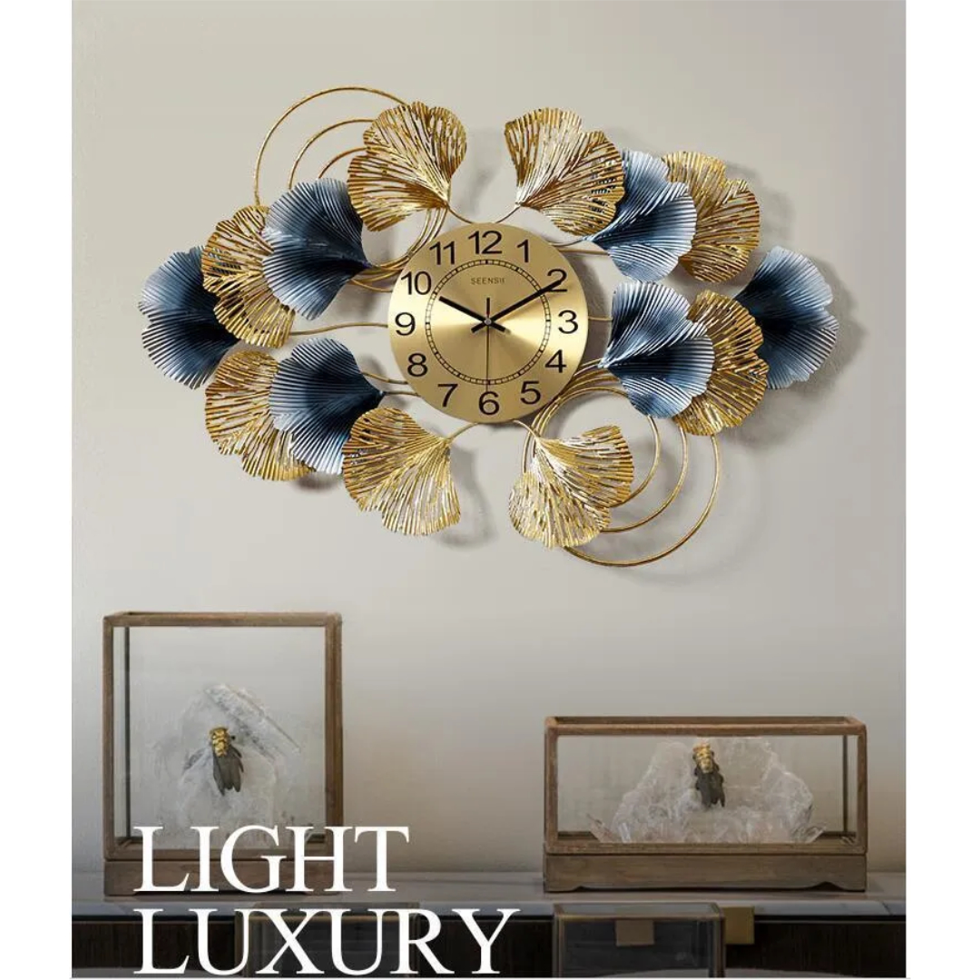 Gambar produk TaffHOME Jam Dinding Dekorasi Quartz Decoration Luxury European Style - 2077-7552