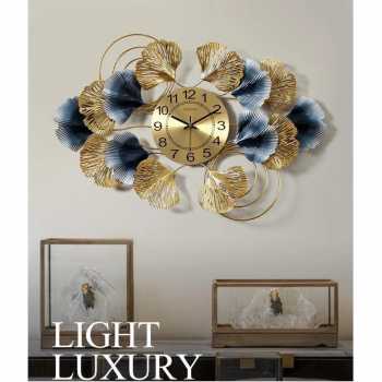 TaffHOME Jam Dinding Dekorasi Quartz Decoration Luxury European Style - 2077-7552