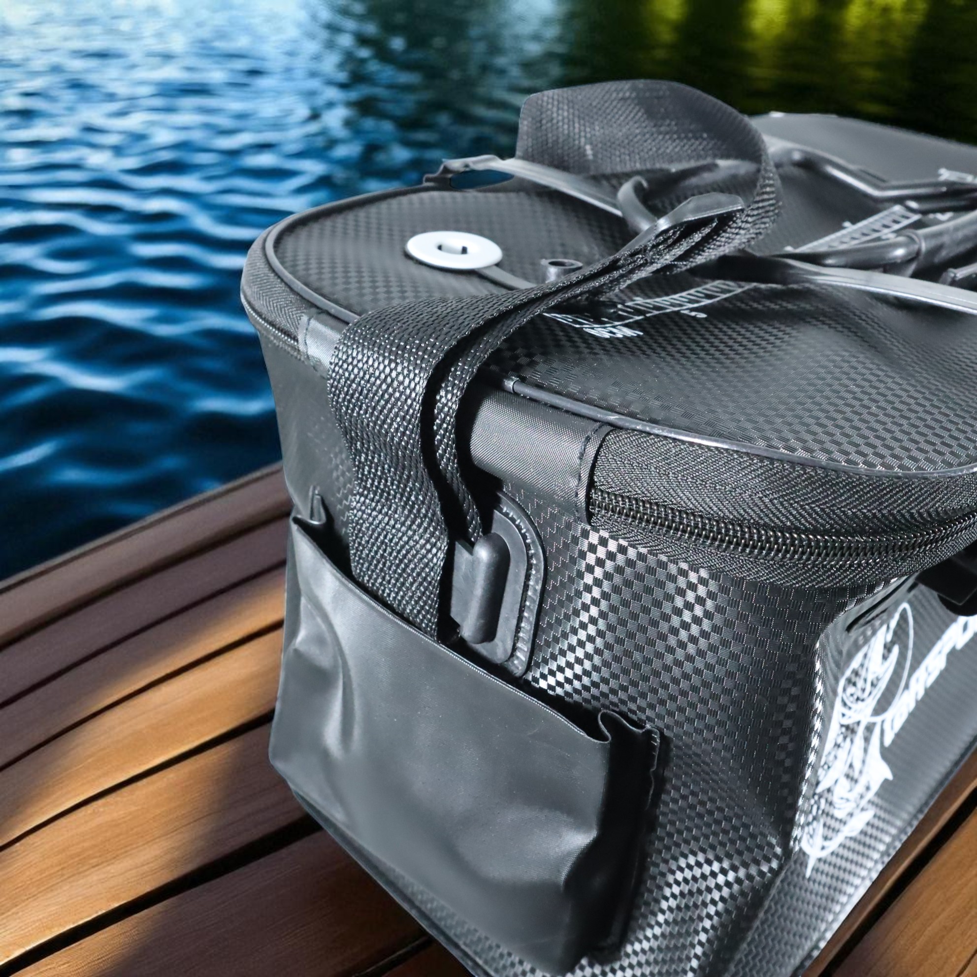 Gambar produk TaffSPORT Tas Perlengkapan Memancing Foldable Fishing Bucket EVA S - INU121