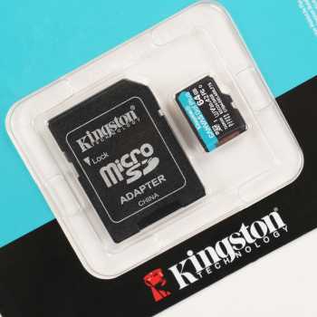 Gambar produk Kingston Canvas Go! Plus MicroSD Gen4 U3 V30 200Mbps 64GB - SDCG4
