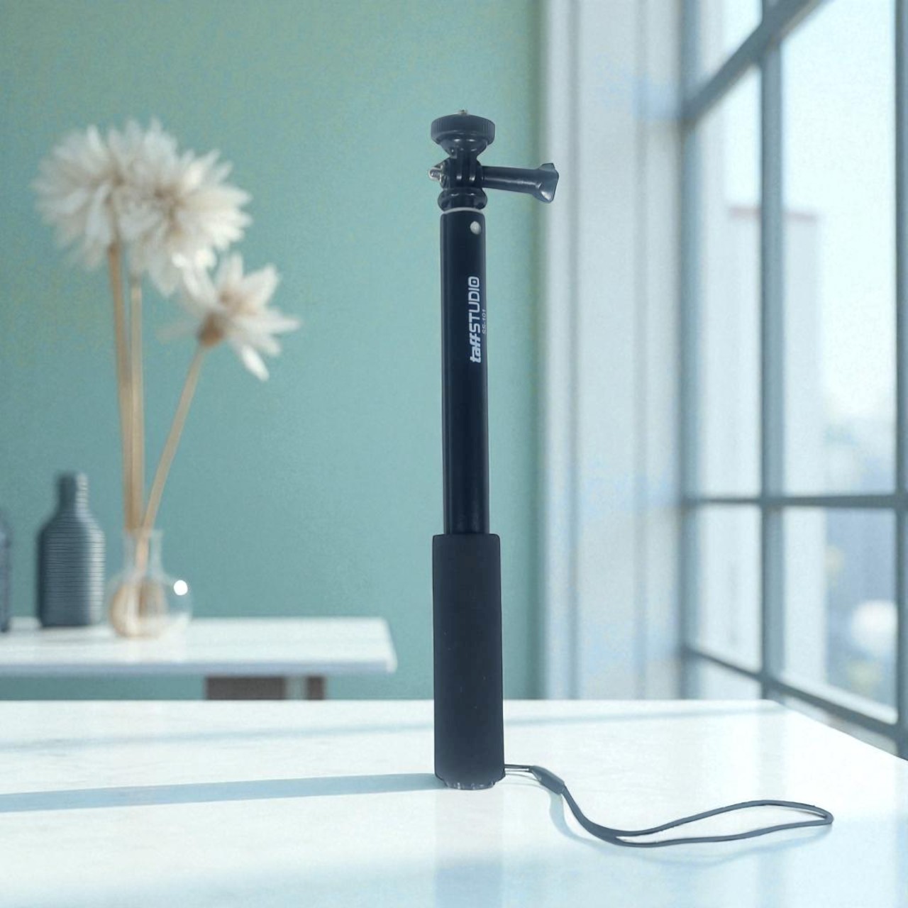 Gambar produk TaffSTUDIO Tongsis Monopod Round Mount for Action Camera / Smartphone - SS-101