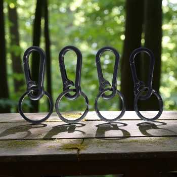 KYXY Gantungan Kunci Multifungsi Carabiner Keychain Zinc Alloy 4 PCS - INU104