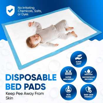 Gambar produk Papipokpok Perlak Bayi Disposable Absorbent Pad Diaper 40 PCS - INU139