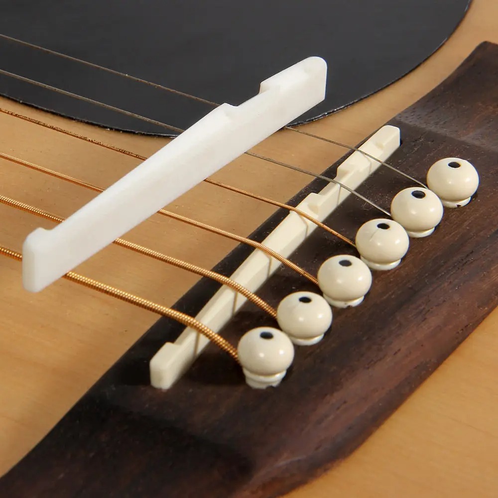 Gambar produk TaffSTUDIO Bridge Pins Saddle Senar Nut Gitar Akustik - A009