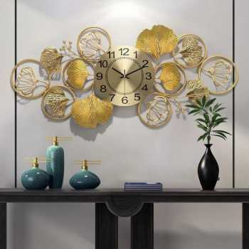 Gambar produk TaffHOME Jam Dinding Dekorasi Quartz Luxury European Style 40x90cm - 2283