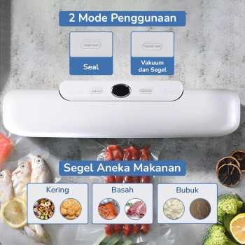 Gambar produk TFALO Alat Vakum Makanan Vacuum Sealer Packaging Machine with Bag - FK-7912
