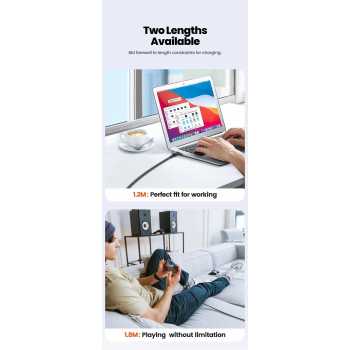 Gambar produk Toocki Kabel Data USB Type-C Multifungsi Fast Charging RGB 20V 6A 100W 1.8M - TQ-X45