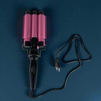 Gambar produk CHIGNON Catokan Rambut 3 Barrel Hair Curling Wavy Iron 25mm 70W - M-11