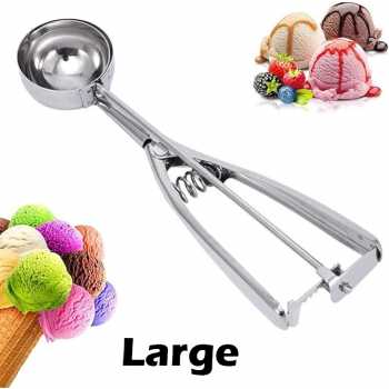 AXV Sendok Takar Es Krim Scoop Stainless Steel Spring Handle - AX-24