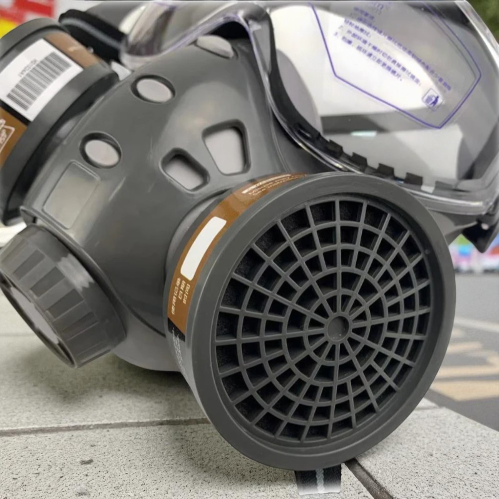 Gambar produk ASL Masker Gas Respirator Full Face with Activated Carbon Filter - 8200