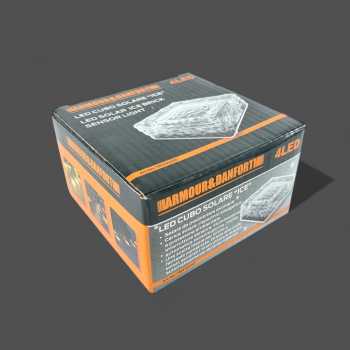 Gambar produk ARMOUR&DANFORTH Lampu Taman Hias Tanam Ice Brick Solar Water LED 4.5V Warm Light - GB066