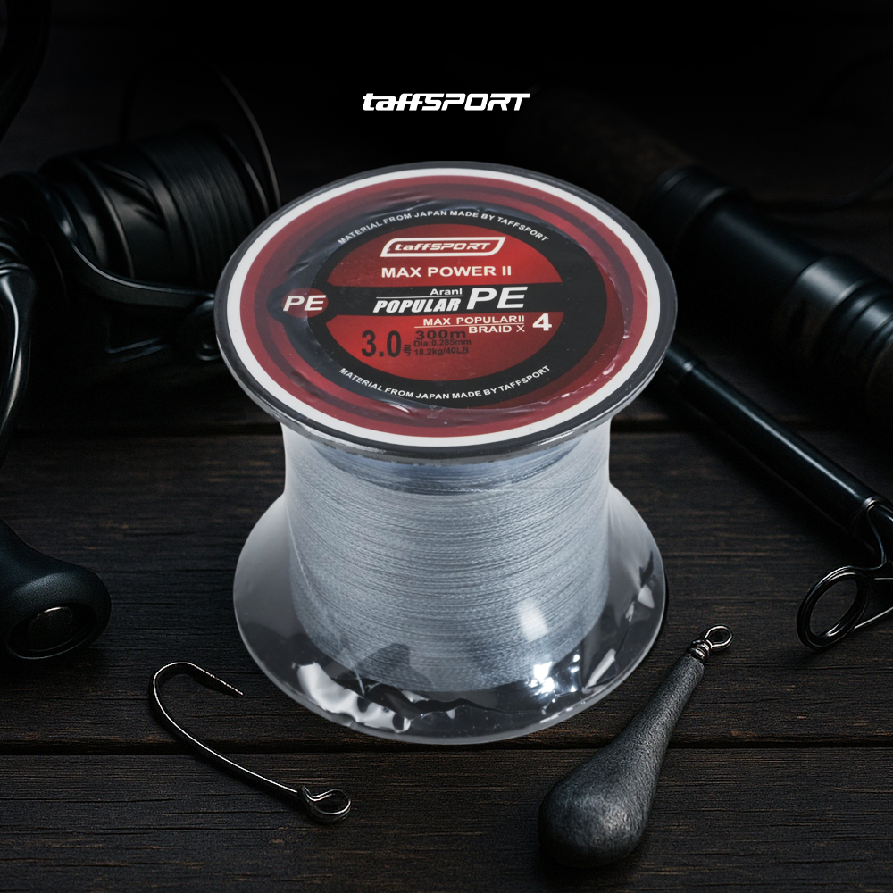 Gambar produk TaffSPORT Senar Tali Pancing Fishing PE Braided Thick Line 300M 3.0 - BLTP