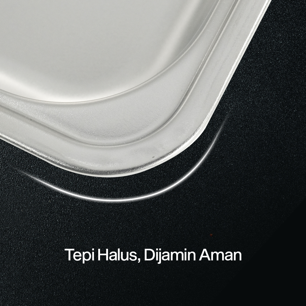 Gambar produk Januel Kotak Makan Fast Food Tray Container Stainless Steel 304 5 Grid - Jn71