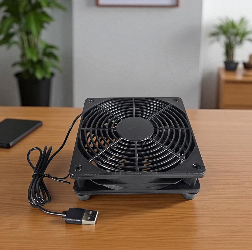 Gambar produk SXDOOL Router Fan Cooler Cooling Case DIY USB 120mm - SX120