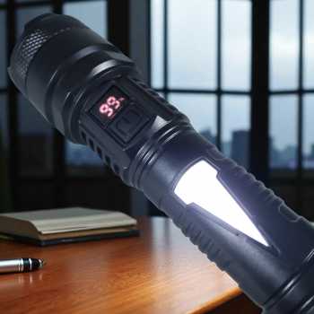 Gambar produk XIWANGFIRE Senter LED XPE 3030 COB Flashlight USB Rechargeable 400mAh - S65