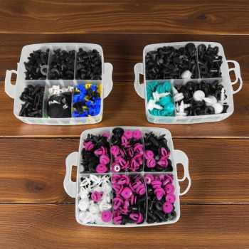 Gambar produk OTOHEROES Baut Rivet Mobil Joint Clip dengan Pengungkit 820 PCS - HS023