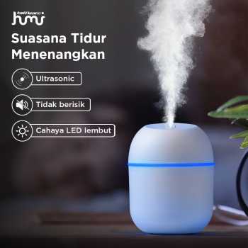 Gambar produk Taffware HUMI Air Humidifier Mini Car Ultrasonic Diffuser LED 220ml - JS04