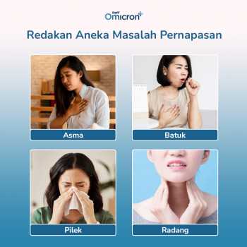 Gambar produk TaffOmicron Alat Terapi Pernapasan Compressor Nebulizer Inhaler - GS-302