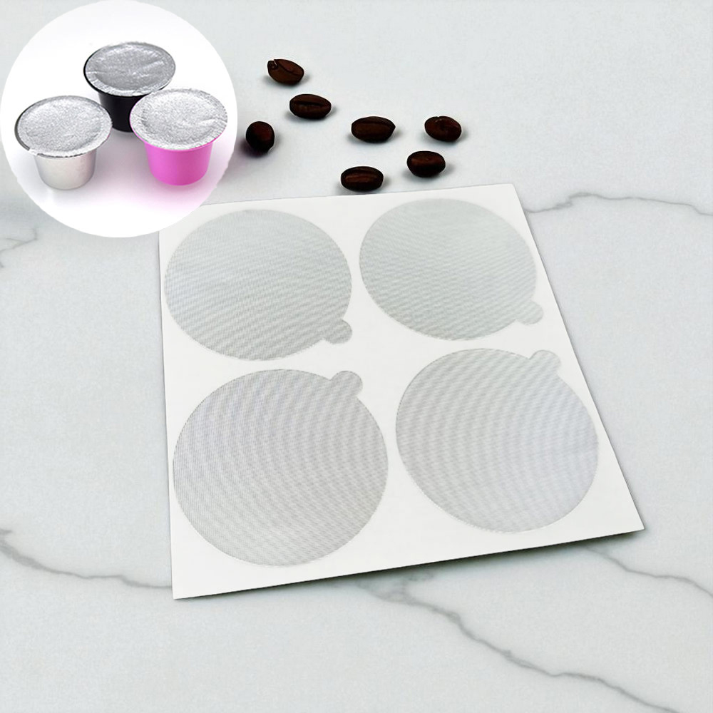 Gambar produk iCafilas Tutup Kapsul Nespresso Foil Lid Capsule Brewer 100 PCS - ICF921