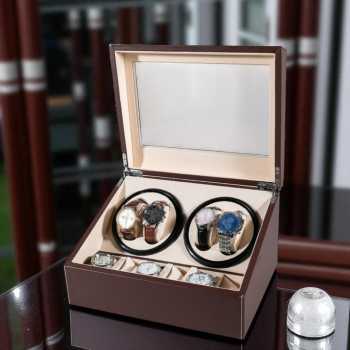 Gambar produk EB Kotak Display Jam Tangan Automatic Winding Watch Box 4 Slot - EB220