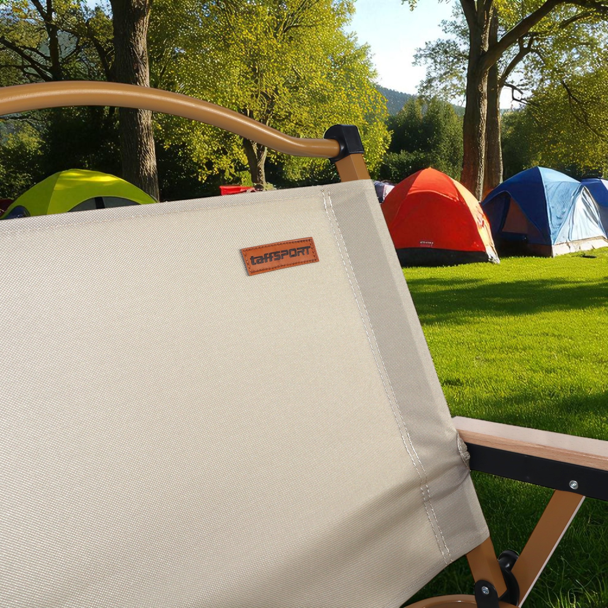 Gambar produk TaffSPORT Kursi Lipat Outdoor Camping Portable Foldable Oxford 600D XL - YH6