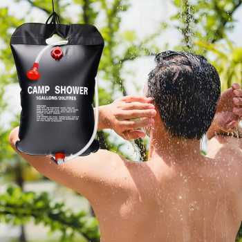 Gambar produk Kantong Air Mandi Portable Camping Outdoor Shower Bag 20L - YYEDC