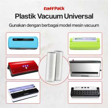 Gambar produk TaffPACK Plastik Vacuum Makanan Sealer Storage Bag BPA Free 1 Roll 20x500cm - HK-07