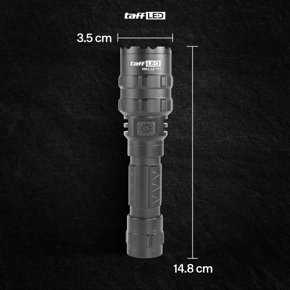 Gambar produk TaffLED Senter LED Torch Hunting Cree XM-L L2 6500 Lumens - 701