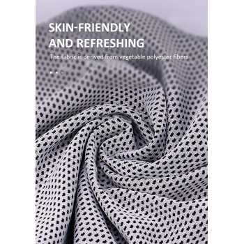 Gambar produk ASOLID Handuk Microfiber Quick Dry Cooling Ice Towel Silicon Case 90x30cm - AS13